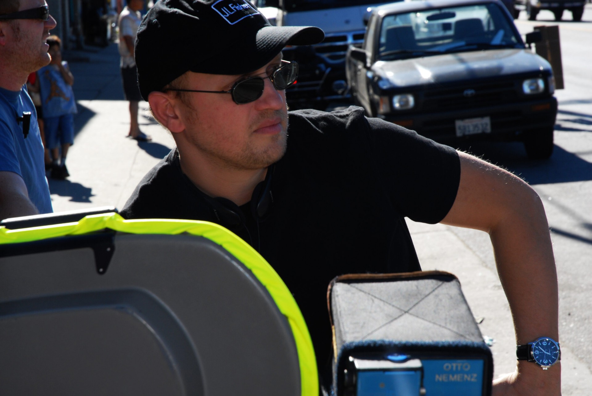 Daniel Maze on set